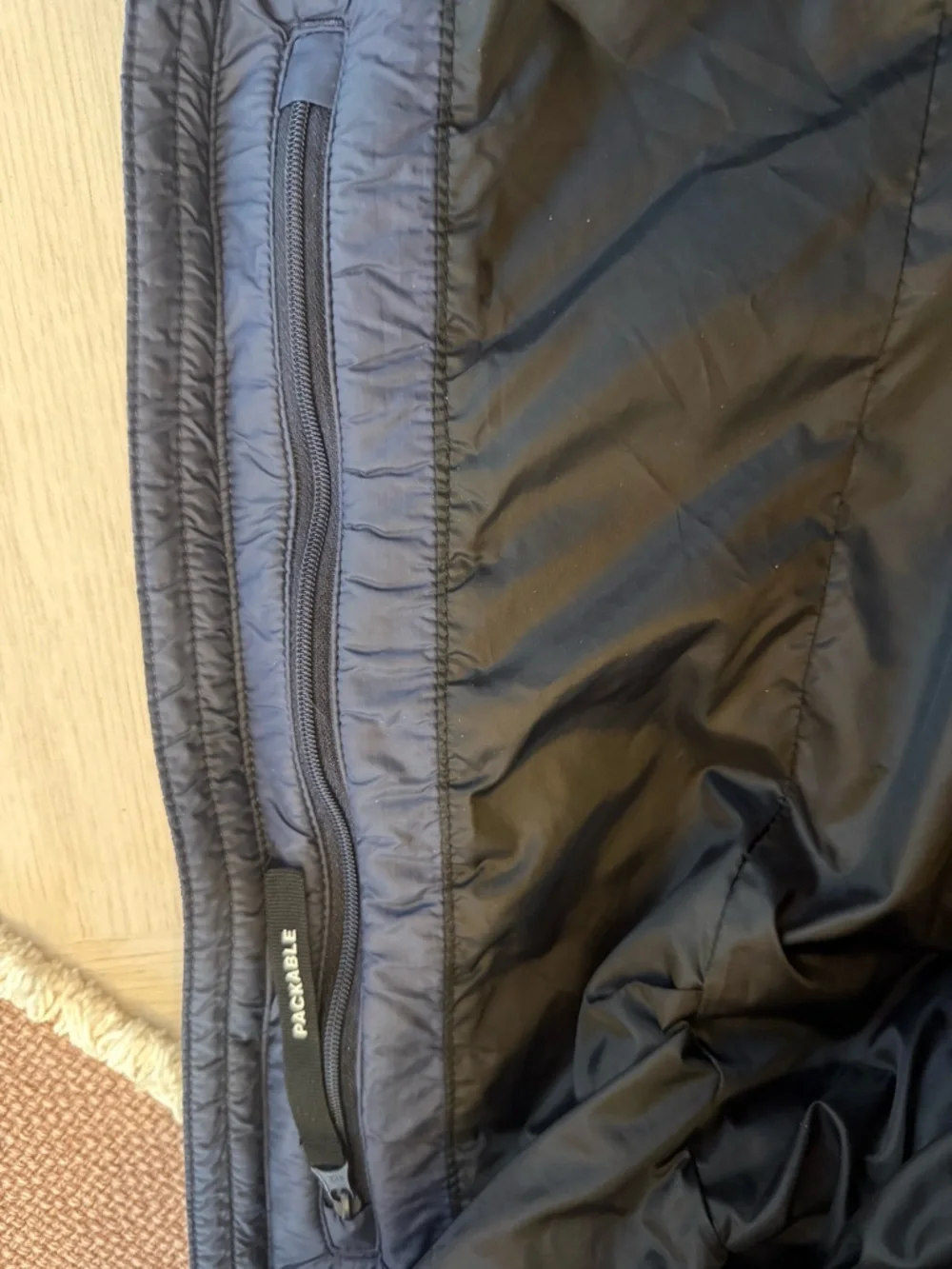 Canada Goose Navy Ellison Hooded Packable Puffer Jacket - Picture 12 of 13